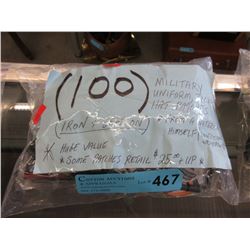 100 Military Uniform & Jacket Patches
