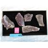 Image 1 : 5 Amethyst Crystal Formations