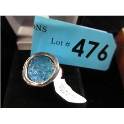 .925 Silver & Druzy Ring