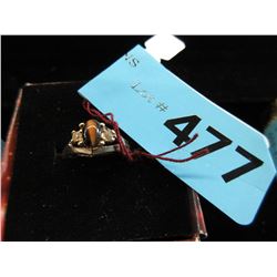 14 KT Gold Tiger's Eye Ring