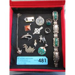 Mixed Lot of Sterling Silver Jewelry