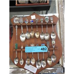 16 Sterling Silver Collector Spoons