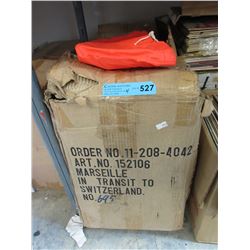 4 Cases of new plastic rain jackets