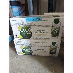 10 Cases of organic coconut water