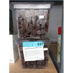 2 Boxes of mini dark chocolate peanut butter cups
