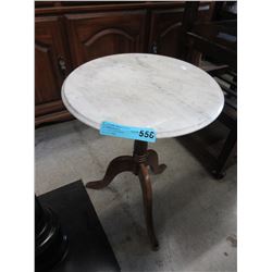 Marble top wine table