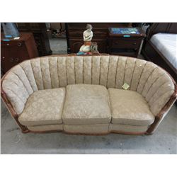 Vintage - Carved frame parlour sofa
