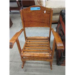Vintage children's rocking chair.