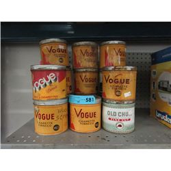 14 Vintage tobacco tins