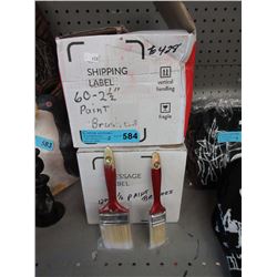 2 Cases of new paint brushes