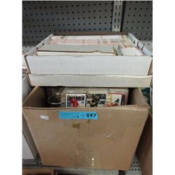 2 Boxes of sports trading cards