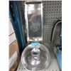 Image 1 : Metal chip & dip bowl, & platter
