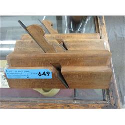 2 Vintage English made wood planes