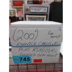 200 Jeremy Roenick hockey cards