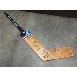 Team Signed Mini Goalie Stick
