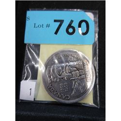1958 Canadian Silver Dollar Coin