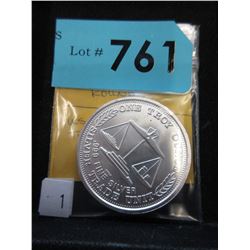 1 Troy ounce - .999 Fine Silver Round