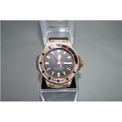 18K ROSE GOLD CASE HUBLOT BIG BANG KING WRISTWATCH