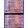 Image 2 : Australia, Five Dollar, Fraser/Evans (1995); MacFarlane/Evans (R.217aF; R.218aF)