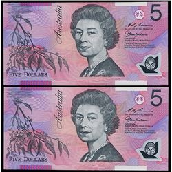 Australia, Five Dollar, Stevens/Henry (1998) (R.221bL) EA/98 975870/1