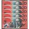 Image 2 : Australia, Twenty Dollar, Stevens/Henry (2008) (R.421bF) AA/08 743191/95