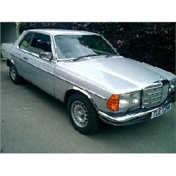 A Mercedes 280 CE Coupe Automatic, 1981, registration number TLE 228W, metallic silver, electric...