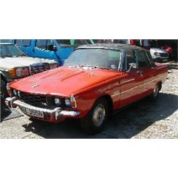 A Rover P6 3500 Automatic, four door, registration number HUL 355N, 3500 cc, red, new MOT, sunroo...
