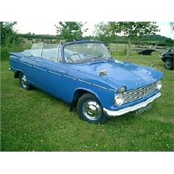 A Hillman Super Minx ED Two Door Convertible, 1964, registration number ANK 604B, blue, MOT'd to...