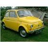 Image 1 : A Fiat 500L, 1968, registration number SYC 148F, yellow, this car is taxed and MOT'd to November...