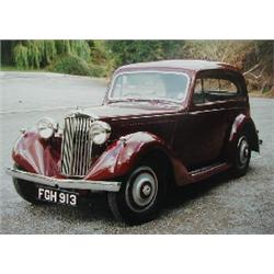 A Talbot Ten Sports Two Door Saloon, 1938, registration number FGH 913, 1185 cc, chassis number 5...