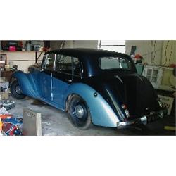 An Armstrong Siddley Whitley Four Door Saloon, 1953, registration number RFM 82, two tone blue, V...
