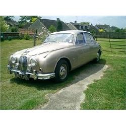 A Jaguar MK II Four Door Saloon, manual overdrive, 1966, registration number SBF 340D, 3.4 litre...