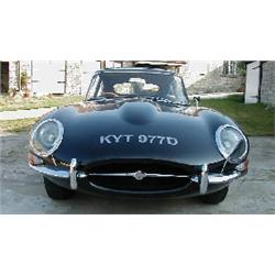 A Jaguar E Type Series 11/2 2+2 Automatic, 1966, registration number KYT 977D, 4.2 litre engine,...