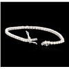 Image 3 : 14KT White Gold 6.71ctw Diamond Tennis Bracelet