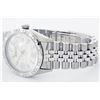 Image 2 : Rolex Stainless Steel Diamond DateJust Men's Watch