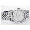 Image 8 : Rolex Stainless Steel Diamond DateJust Men's Watch