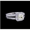 Image 1 : 1.99ctw Fancy Light Yellow Diamond Ring - 14KT White Gold