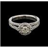 Image 2 : 0.95ctw Diamond Ring - 14KT White Gold
