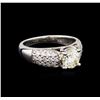 Image 1 : 1.46ctw Diamond Ring - 14KT White Gold