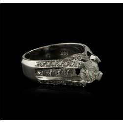 14KT White Gold 1.81ctw Diamond Ring