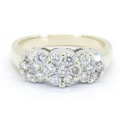 1.05ctw Diamond Ring - 14K White Gold