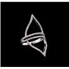 Image 1 : 0.50ctw Diamond Ring - 14KT White Gold