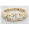 Image 3 : 0.92ctw Diamond Ring - 14KT Yellow Gold