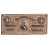 Image 1 : 1864 $50 Confederate States of America Bank Note