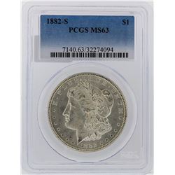 1882-S PCGS MS63 Morgan Silver Dollar