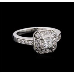 1.00ctw Diamond Ring - 14KT White Gold