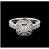 Image 2 : 1.00ctw Diamond Ring - 14KT White Gold