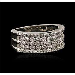 18KT White Gold 0.91ctw Diamond Ring