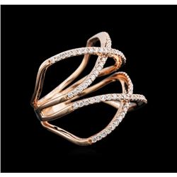 0.53ctw Diamond Ring - 14KT Rose Gold