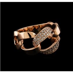 0.41ctw Diamond Ring - 14KT Rose Gold